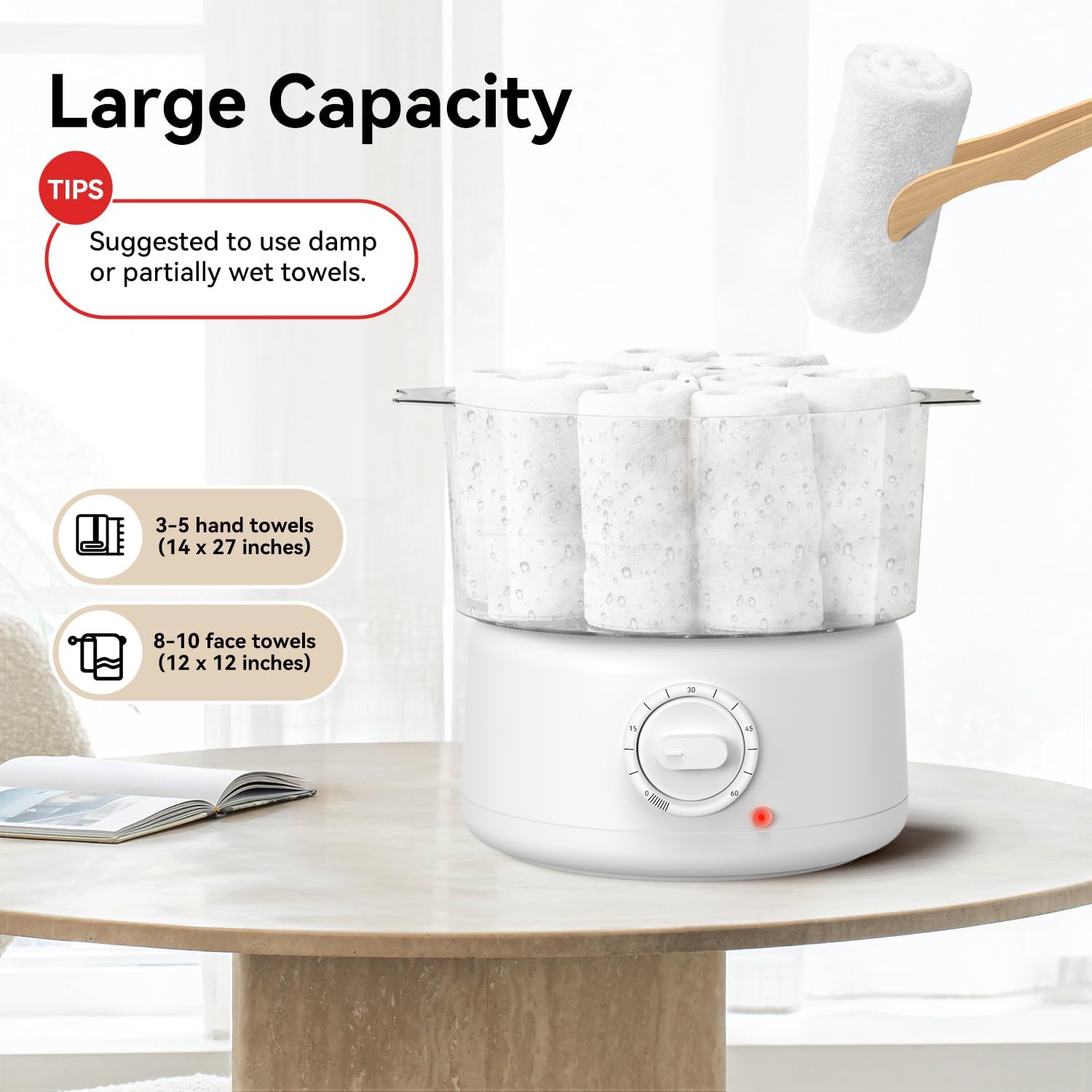 HYTOBP Mini Hot Towel Warmer for Spa and Home