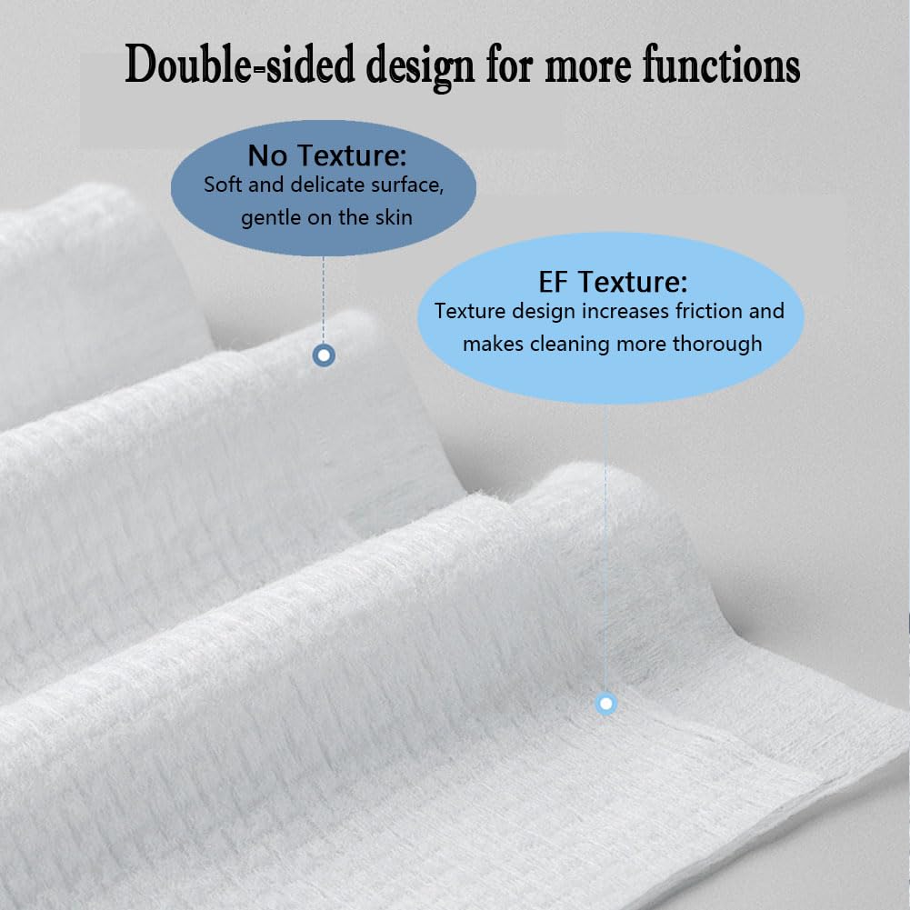 Loske 10x12 Disposable Face Towelettes 100 Plant Fiber