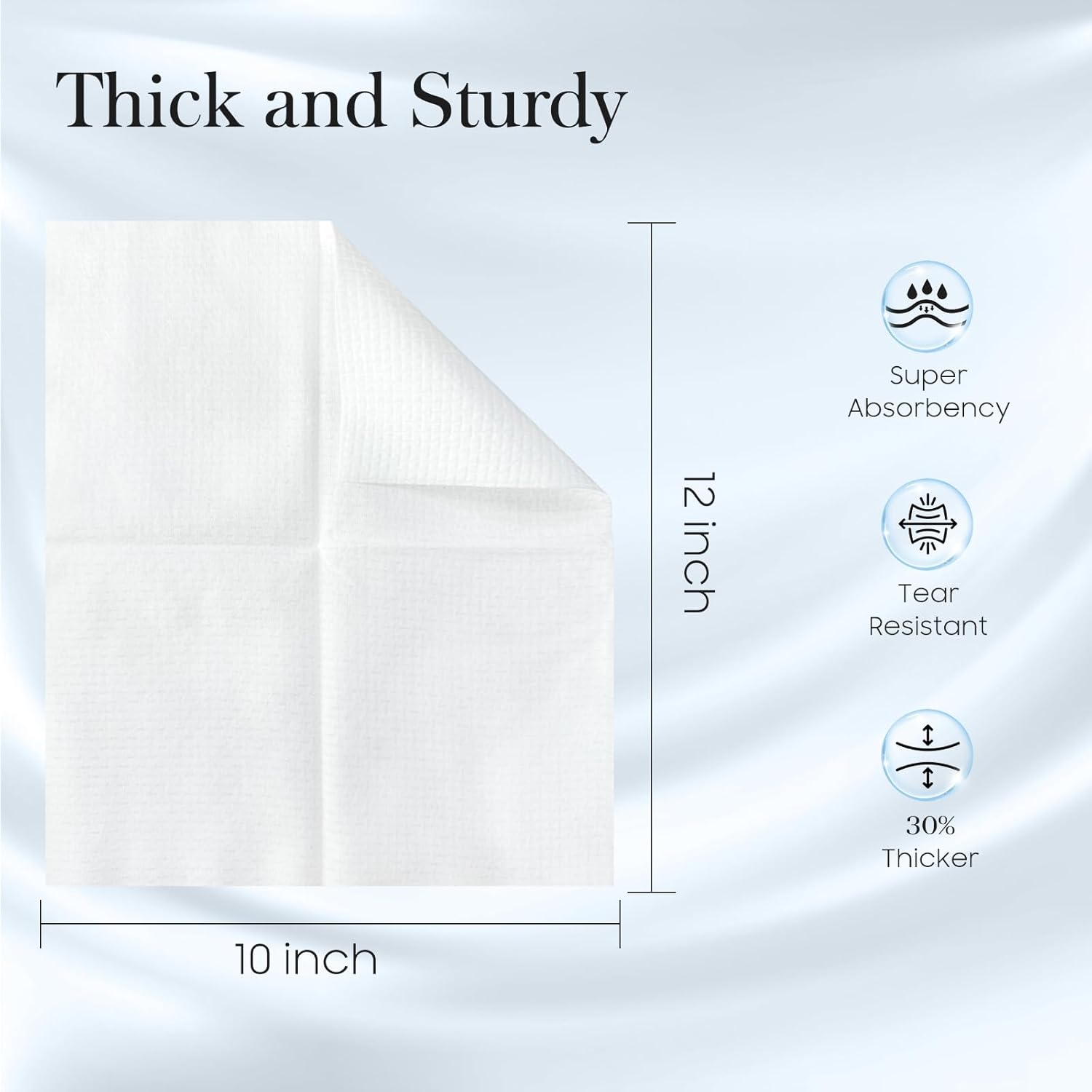 FYGRIP 200 Count XL Face Towels 10 x 12