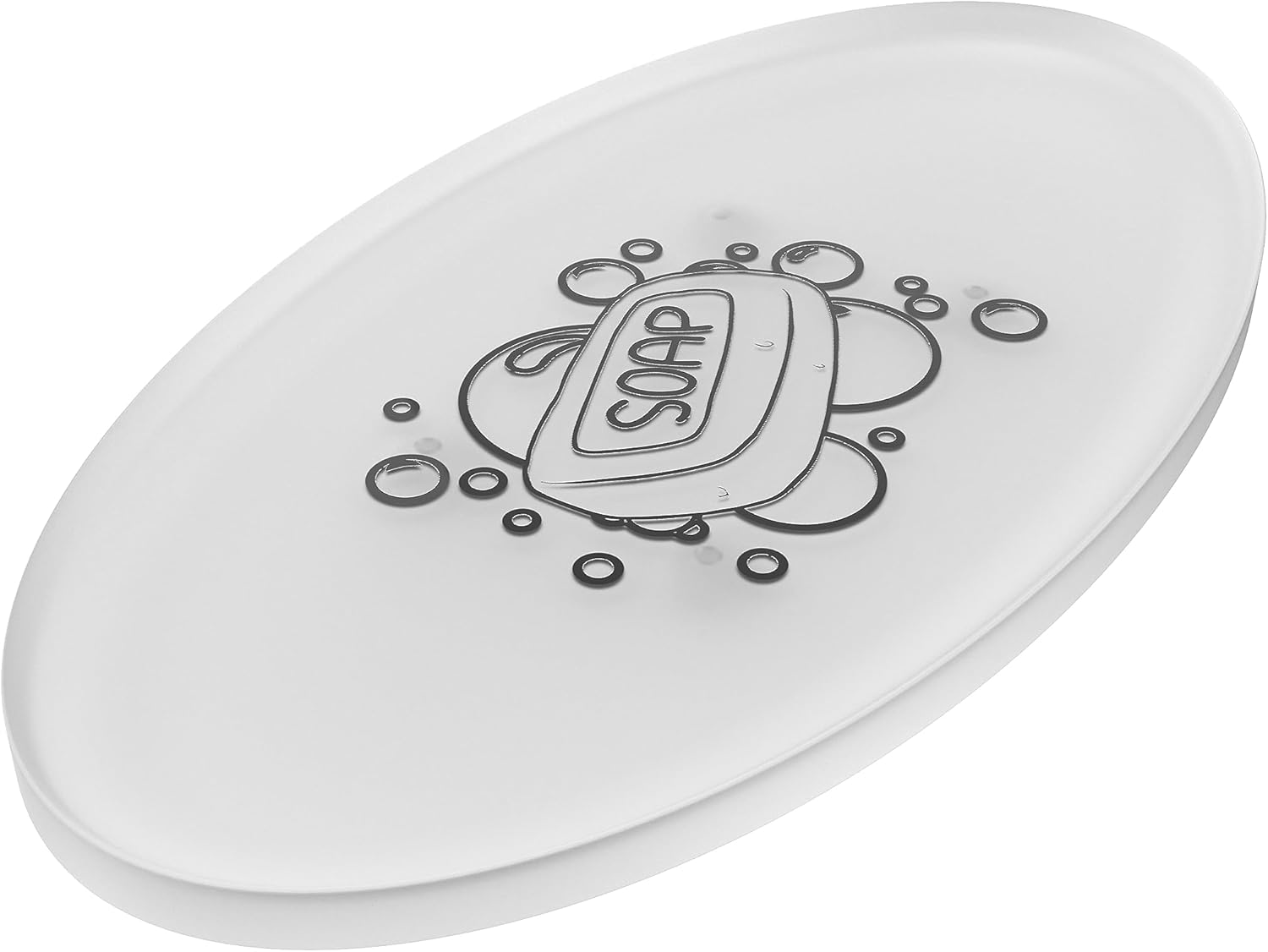 Clear-Ad Clear Acrylic Soap Tray - Set of 2