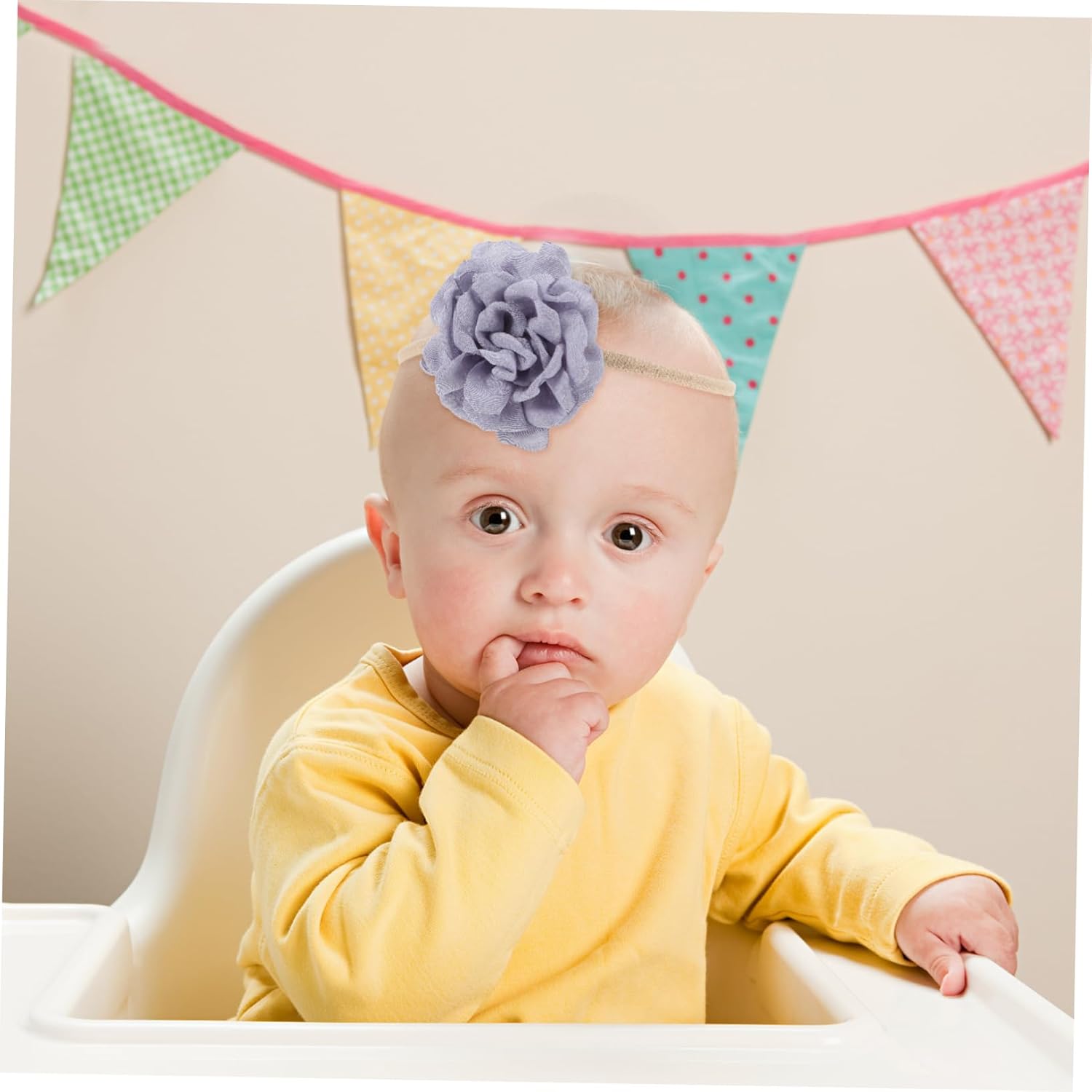 MERRYHAPY 10pcs Baby Headband Flower Set for Kids