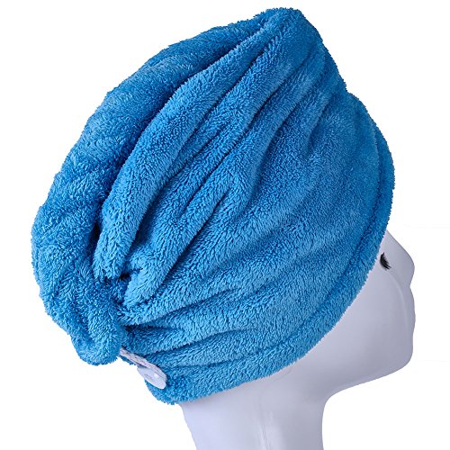 YYXR Microfiber Hair Towel Wrap - Quick Drying and Super Absorbent