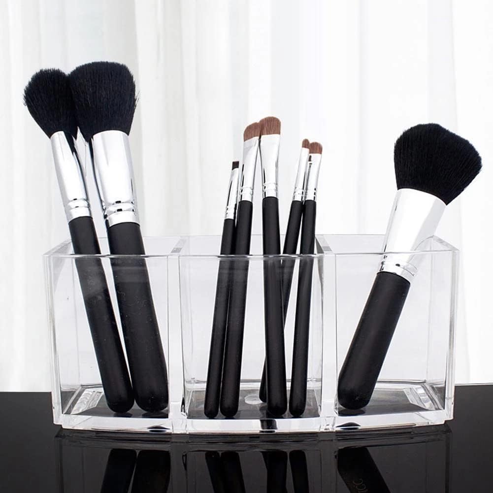 Clear Makeup Brush Organizer for Desk