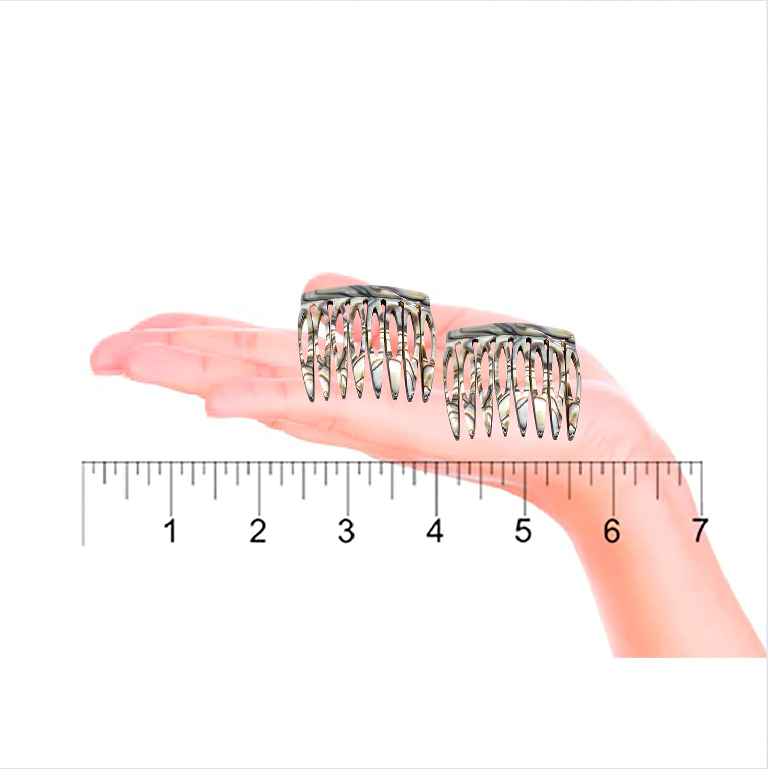 Camila Paris 4-Piece Curved Hair Comb Set