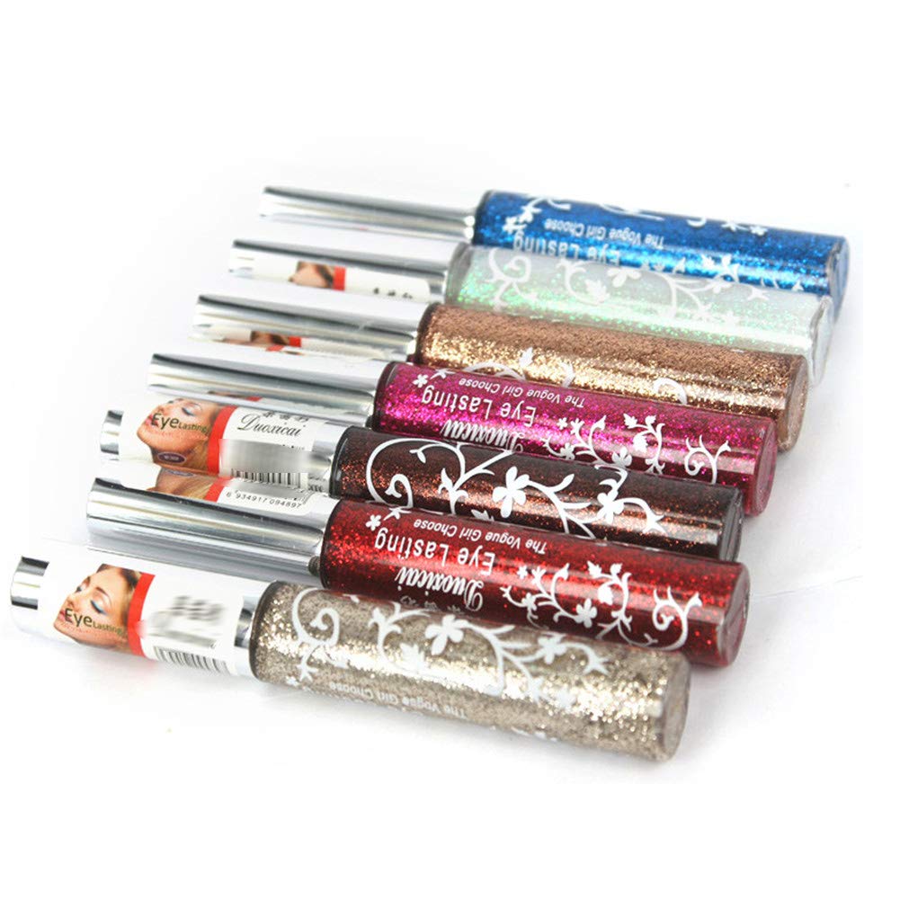 Drasawee Colorful Waterproof Glittering Eyeliner Purple