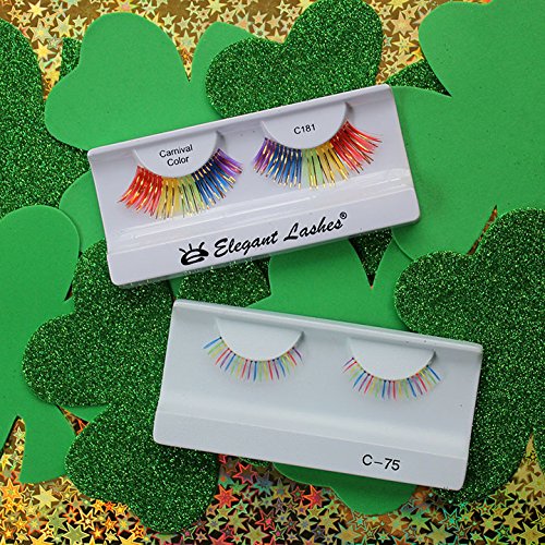 Elegant Lashes Gorgeous Rainbow Bottom False Eyelashes