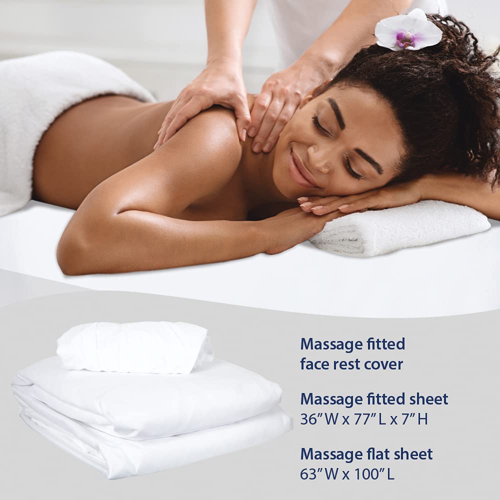 ForPro Professional Microfiber Massage Sheet Set 3-Piece