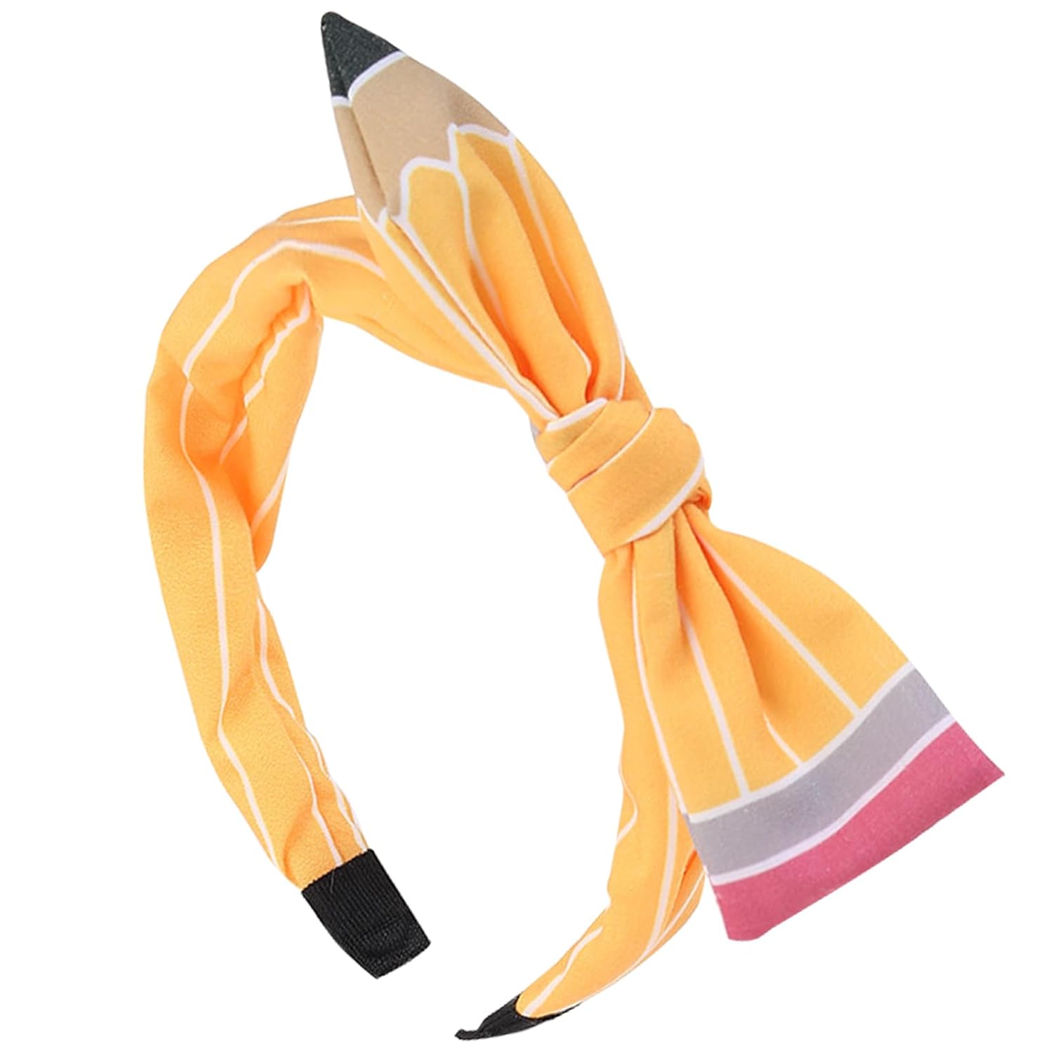 Totelux Yellow Pencil Headband for Women Girls School Events