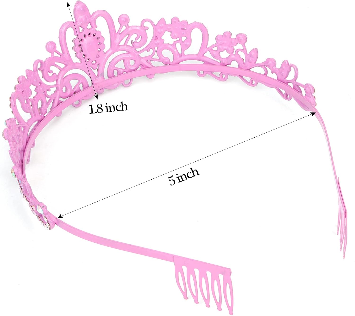 COCIDE Pink Tiaras and Crowns for Women