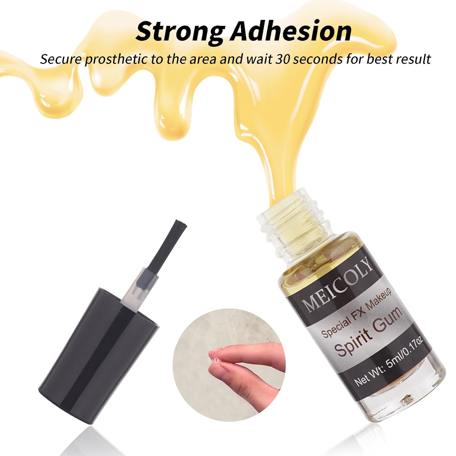 MEICOLY Spirit Gum Adhesive and Remover Combo Kit