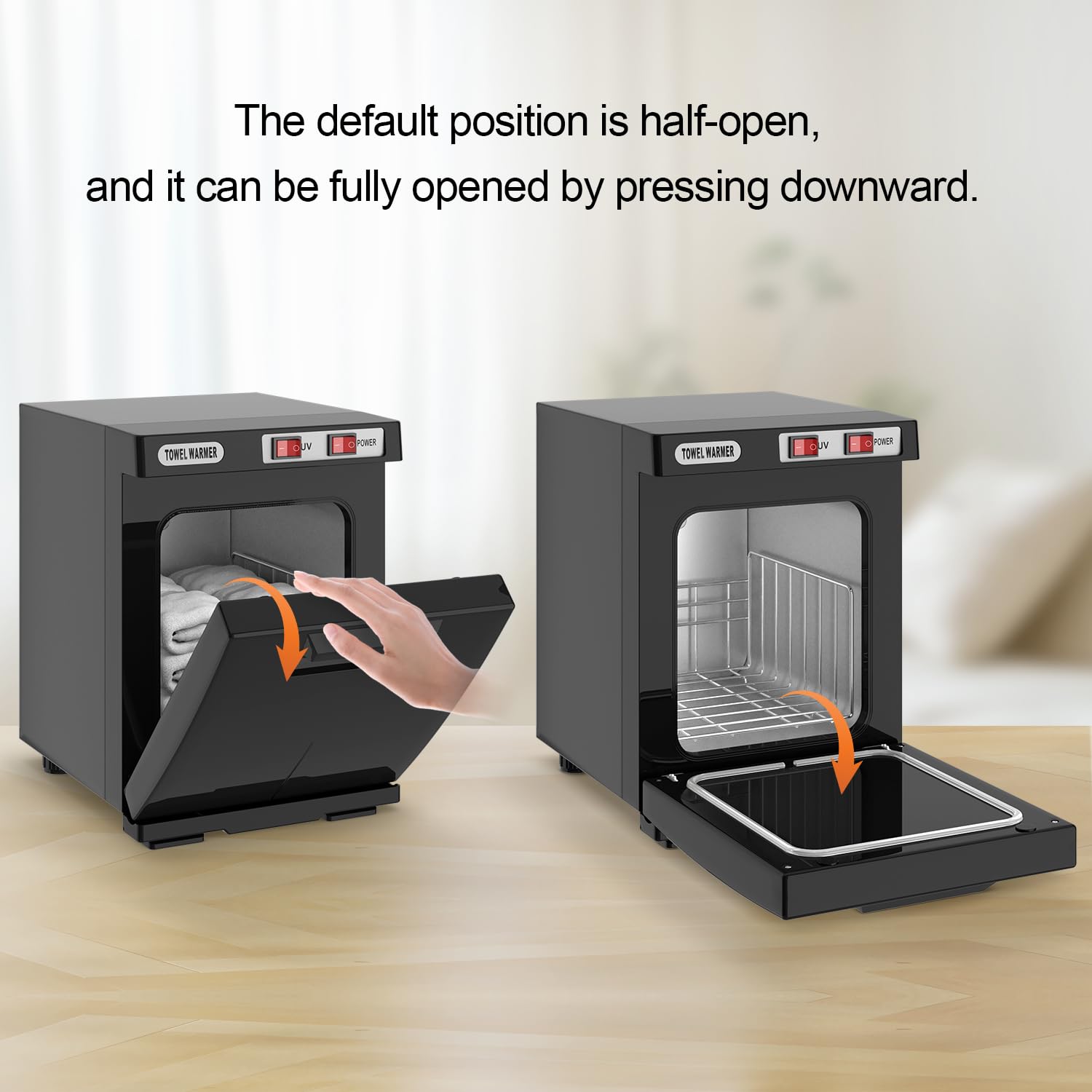StateRiver Towel Warmer Cabinet - 5L Capacity Black