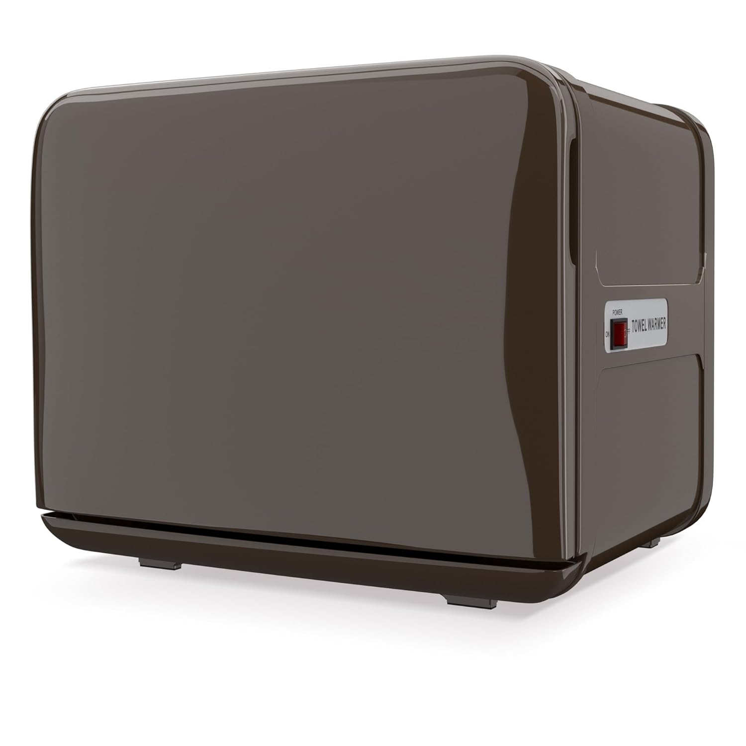RyJaune Towel Warmer Cabinet with 12 Wet Towel Holders - Brown