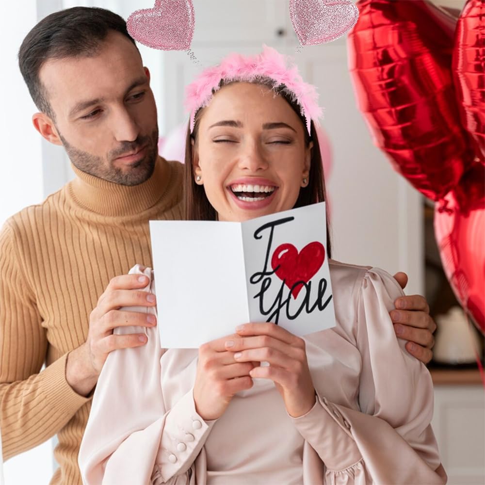 Pink Heart Headband with Sunglasses for Valentines Party