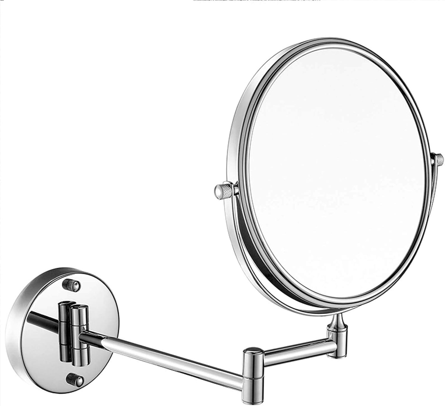 8 Inch Wall Mounted Mirror with 360 Swivel and 10X Magnification