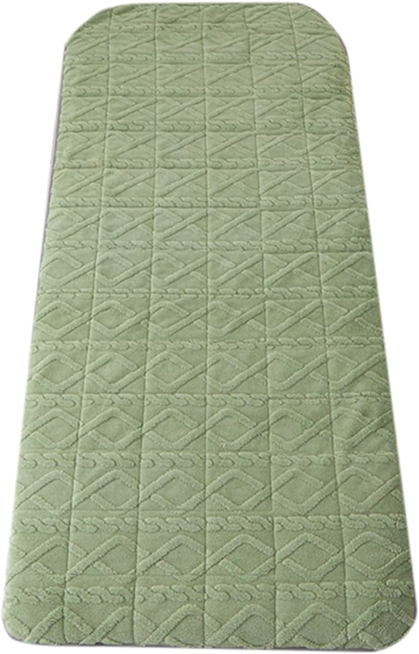 LDLCYCN Green Velvet Massage Table Pad 60x180cm