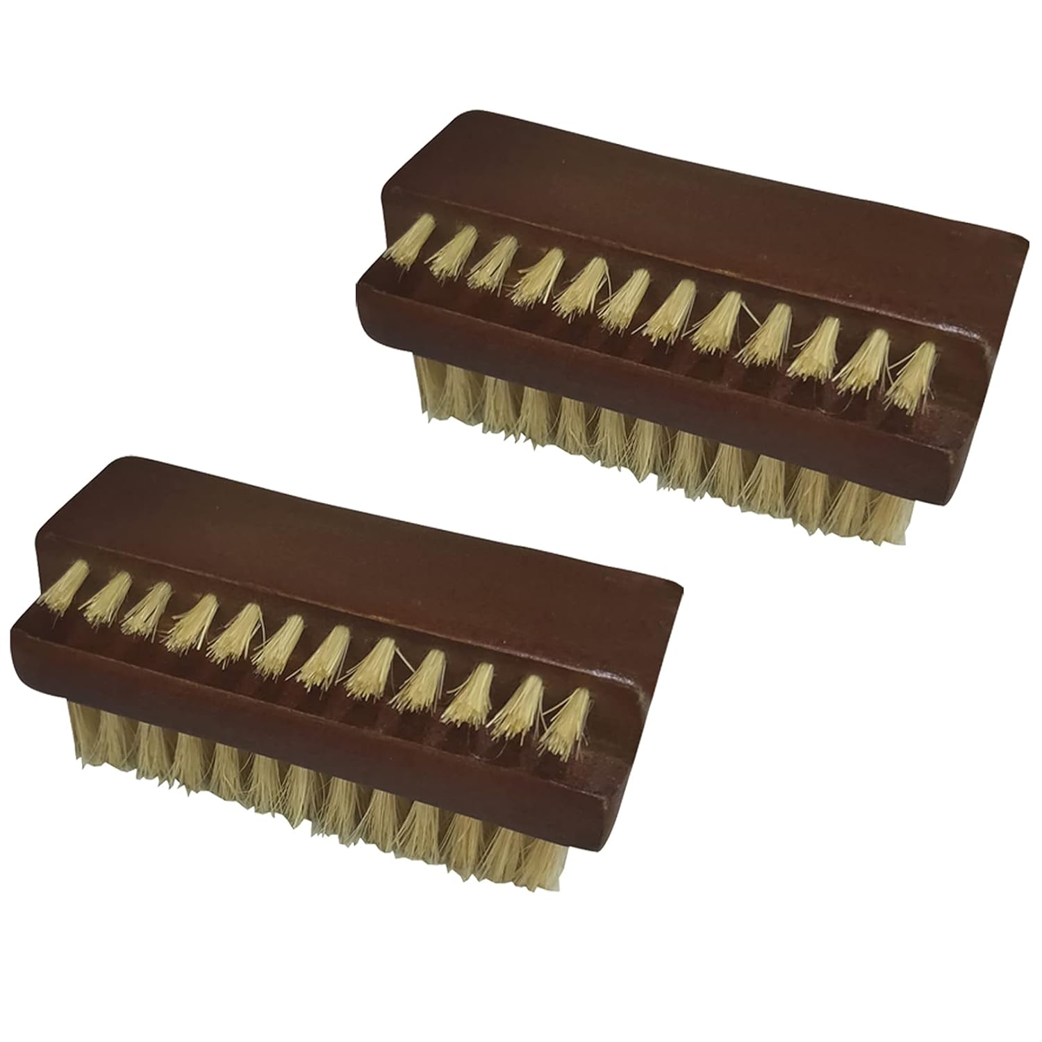 NewFerU Rosewood Two-Sided Nail Brush with Boar Bristles