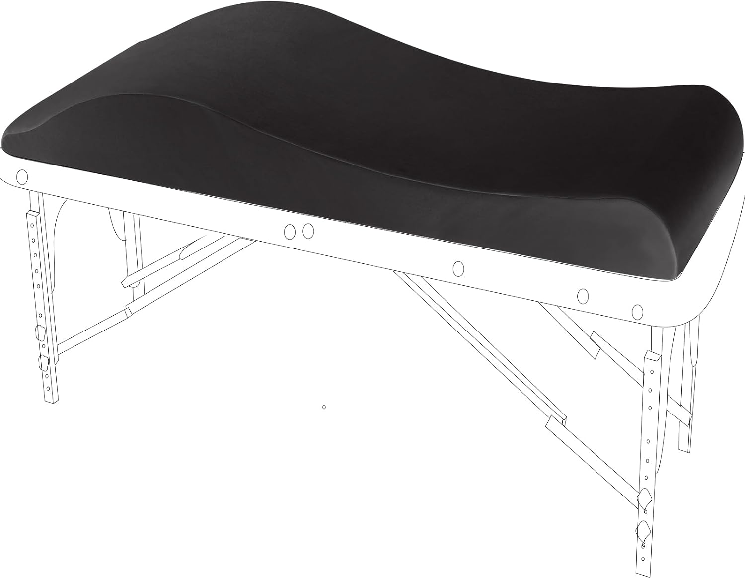 Lash Bed Foam Topper 30D 60cm Black