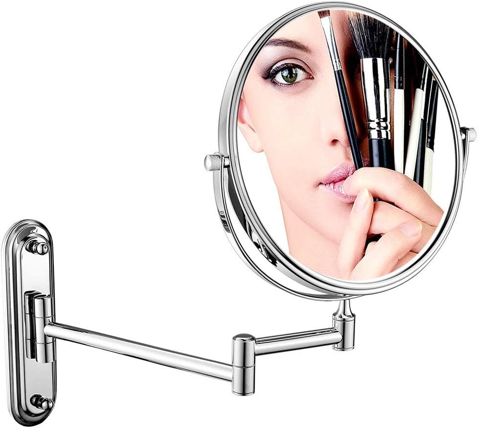 DEIHGE 68-Inch Wall Mount Makeup Mirror with 35710X Magnification