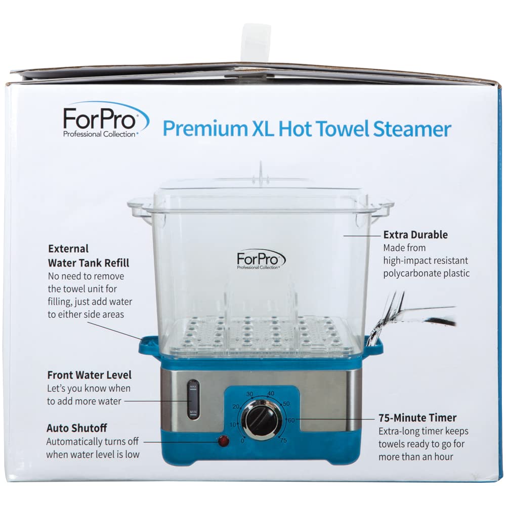 ForPro XL Premium Hot Towel Steamer 9 Towels Capacity