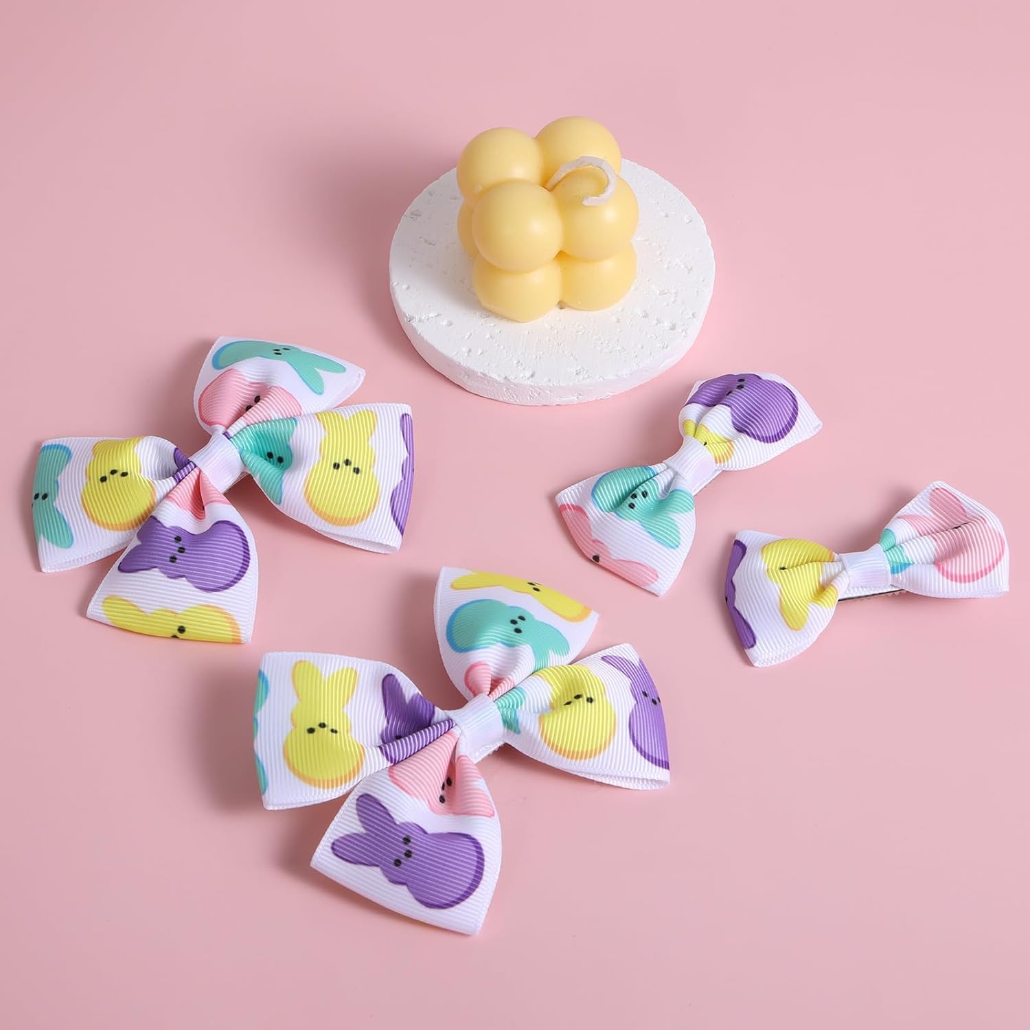 Cassid 4 Pack Easter Bunny Hair Bows 1