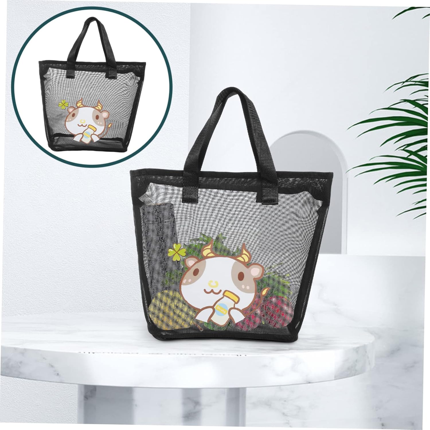 Cabilock Nylon Mesh Shower Tote Bag