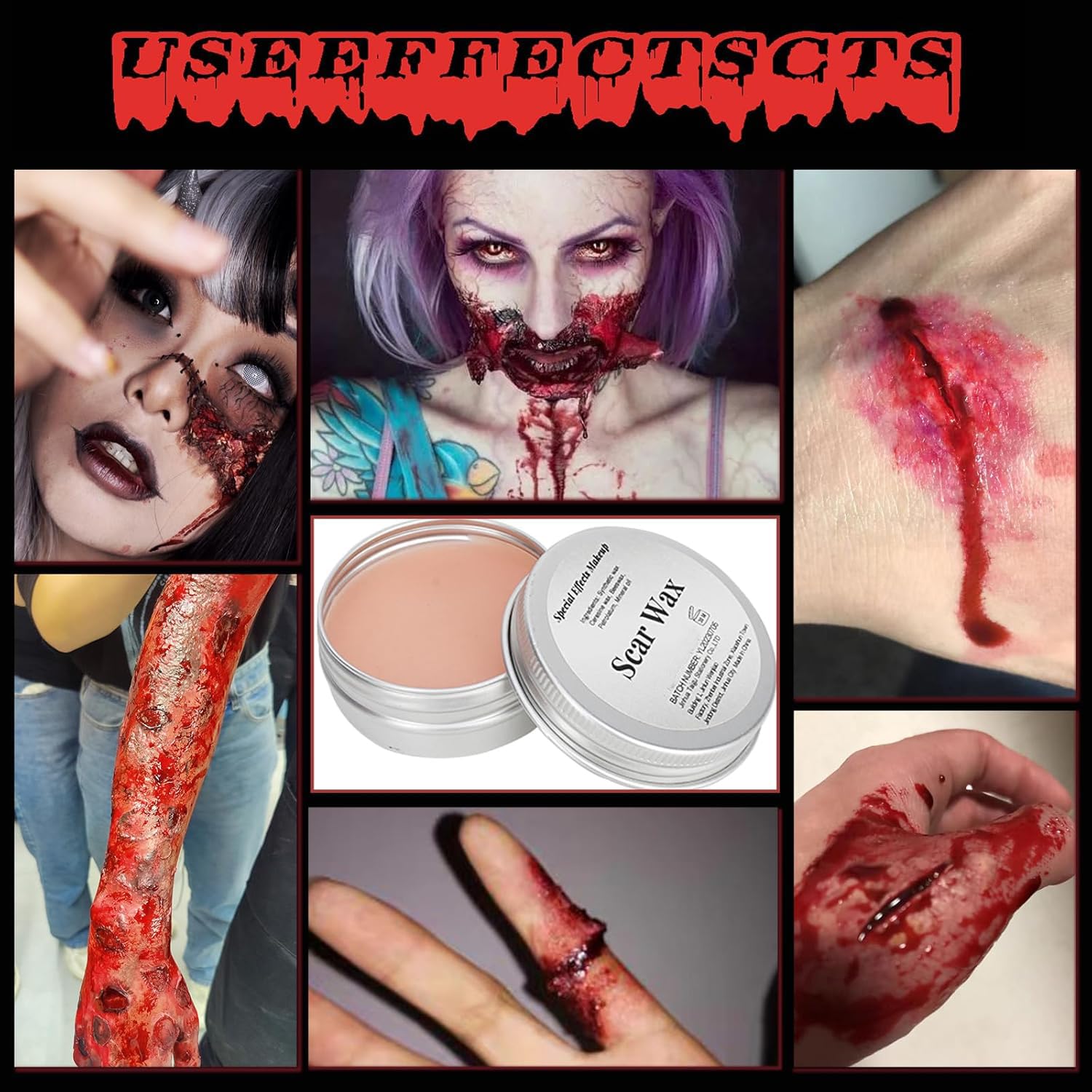 Scar Wax Kit for Halloween Makeup and Special Effects