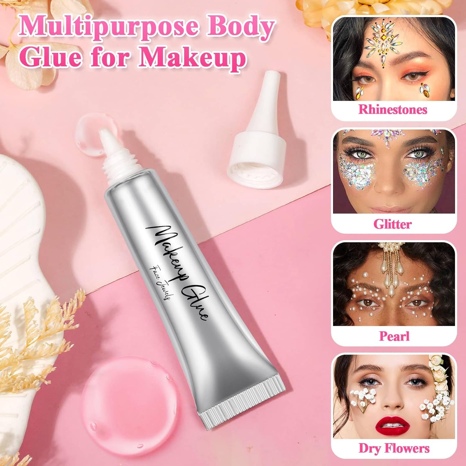 Shynek Face Glue for Rhinestones Glitter 1