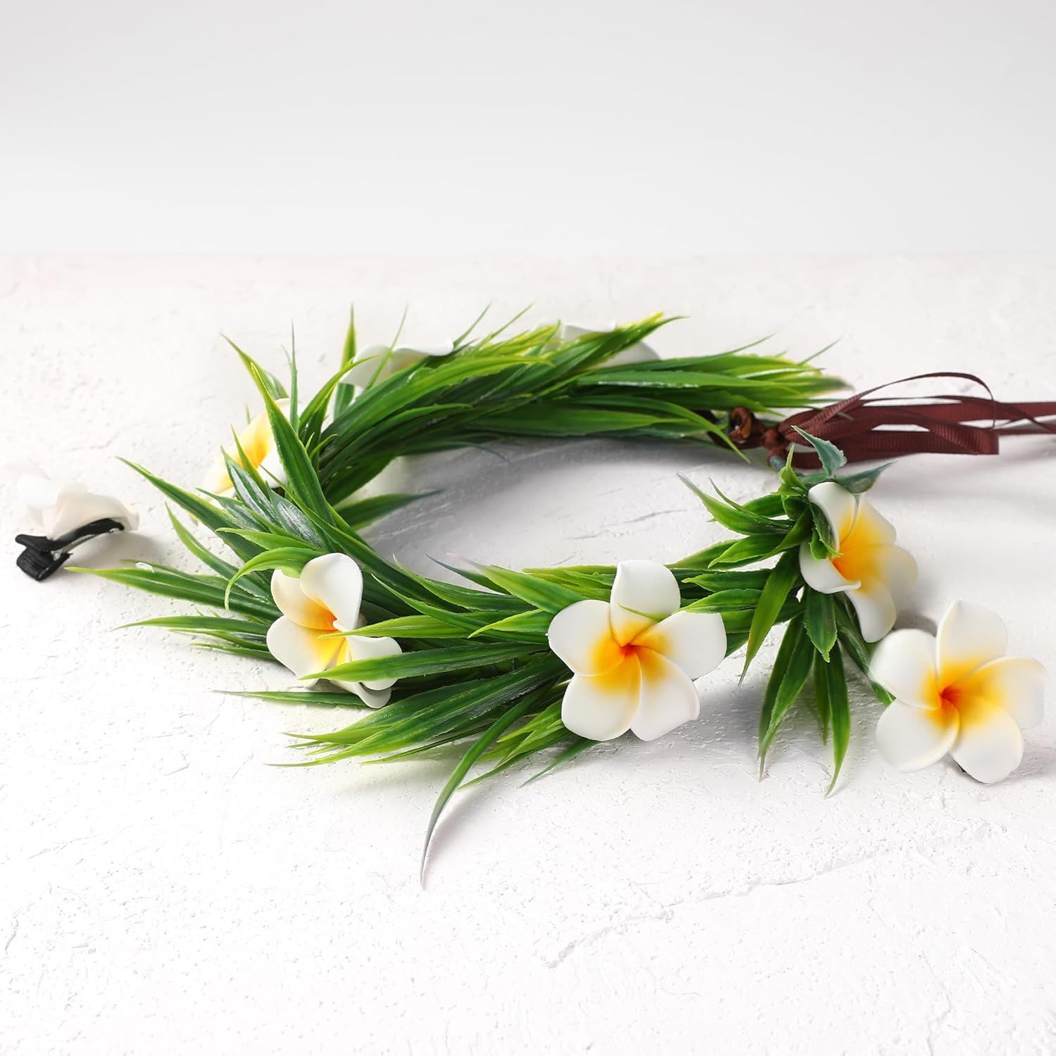 Hawaiian Flower Hair Clips - 3 Pcs Set for Women Girls