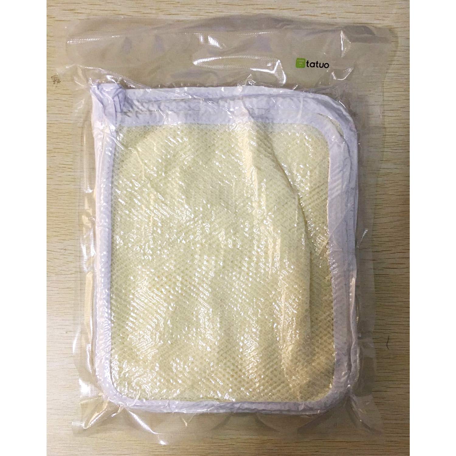 Tatuo 5 Pcs Exfoliating Scrub Wash Cloths for Face and Body