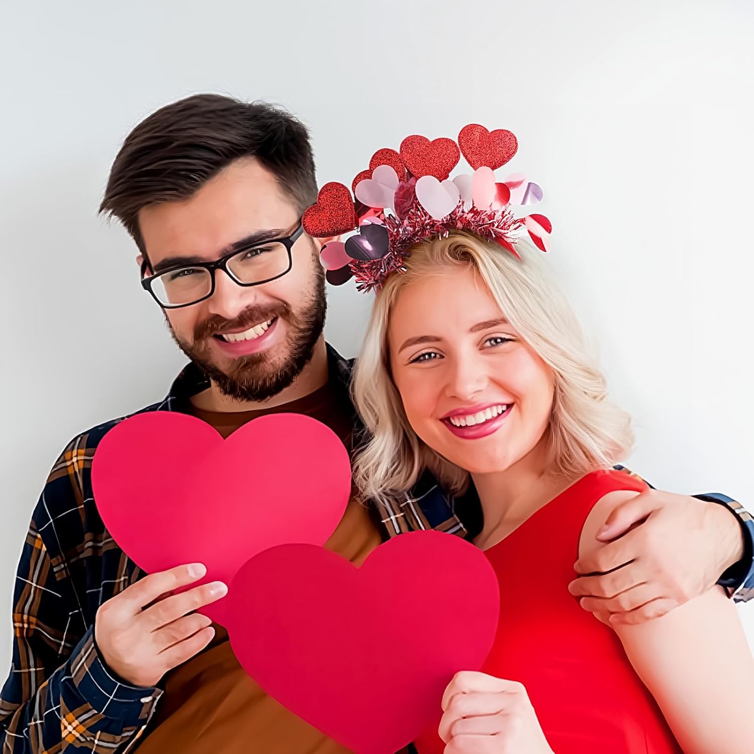 Valentines Heart Headband for Women and Kids