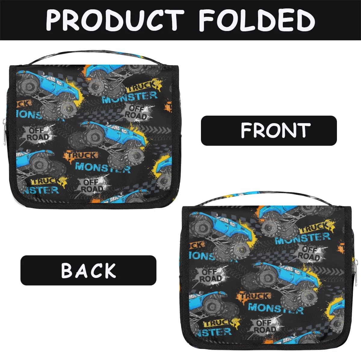 Durable Hanging Travel Toiletry Bag for Kids Women Men