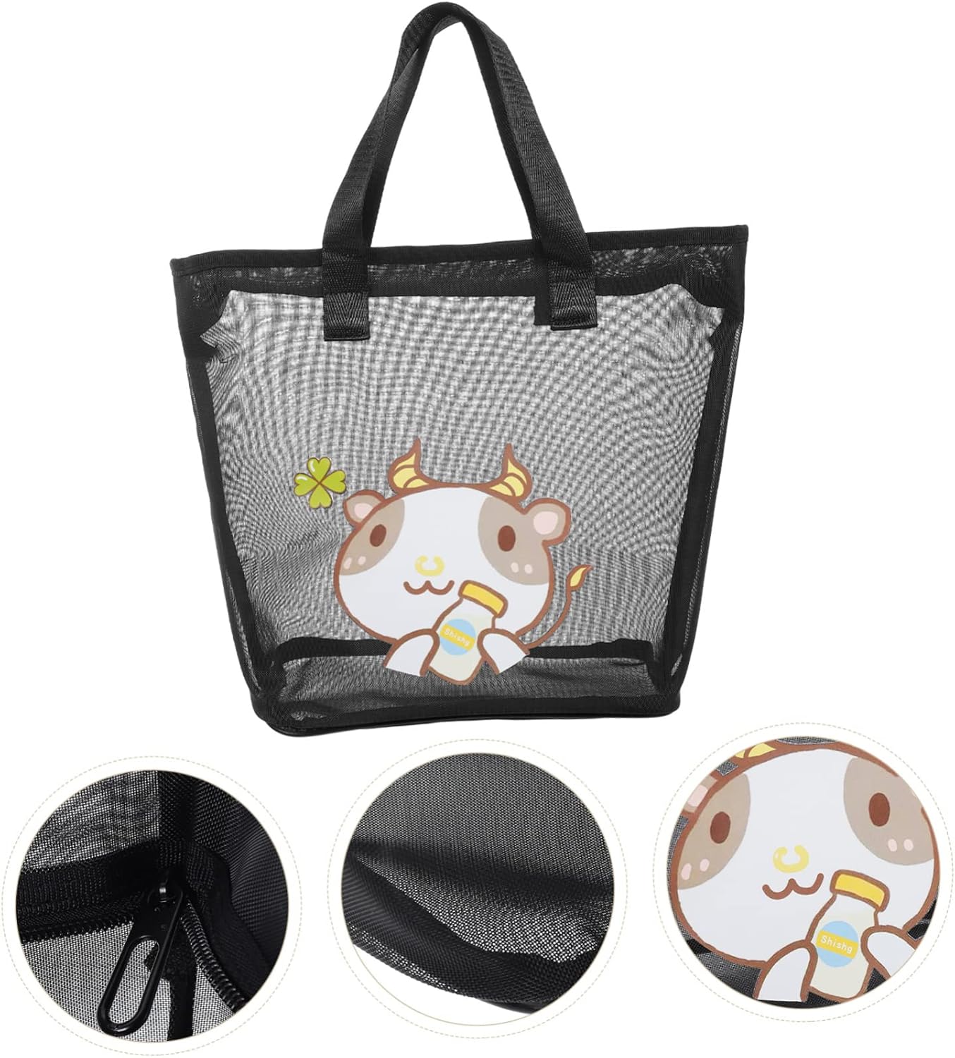 Cabilock Nylon Mesh Shower Tote Bag