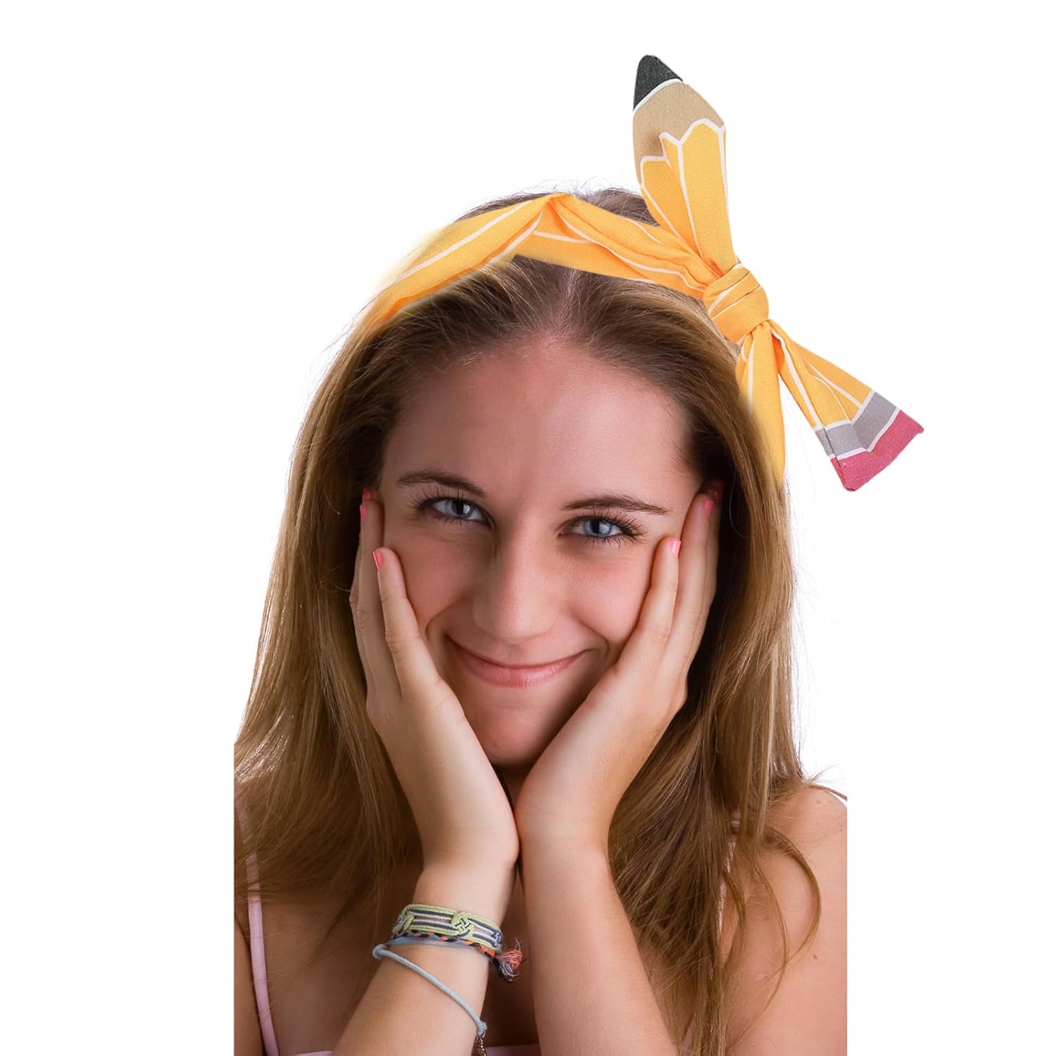XEININVU Yellow Pencil Headband for Women