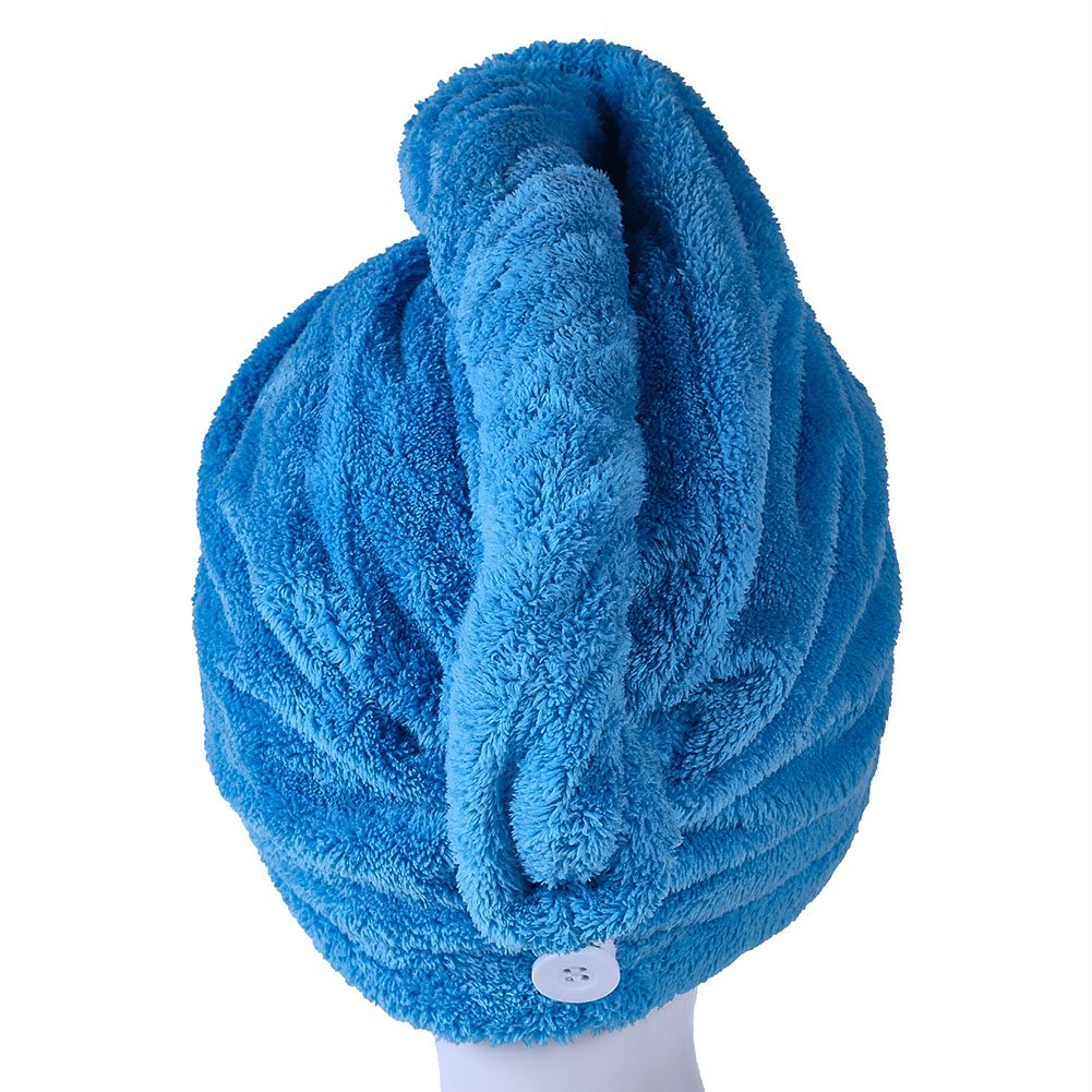 YYXR Microfiber Hair Towel Wrap - Quick Drying and Super Absorbent