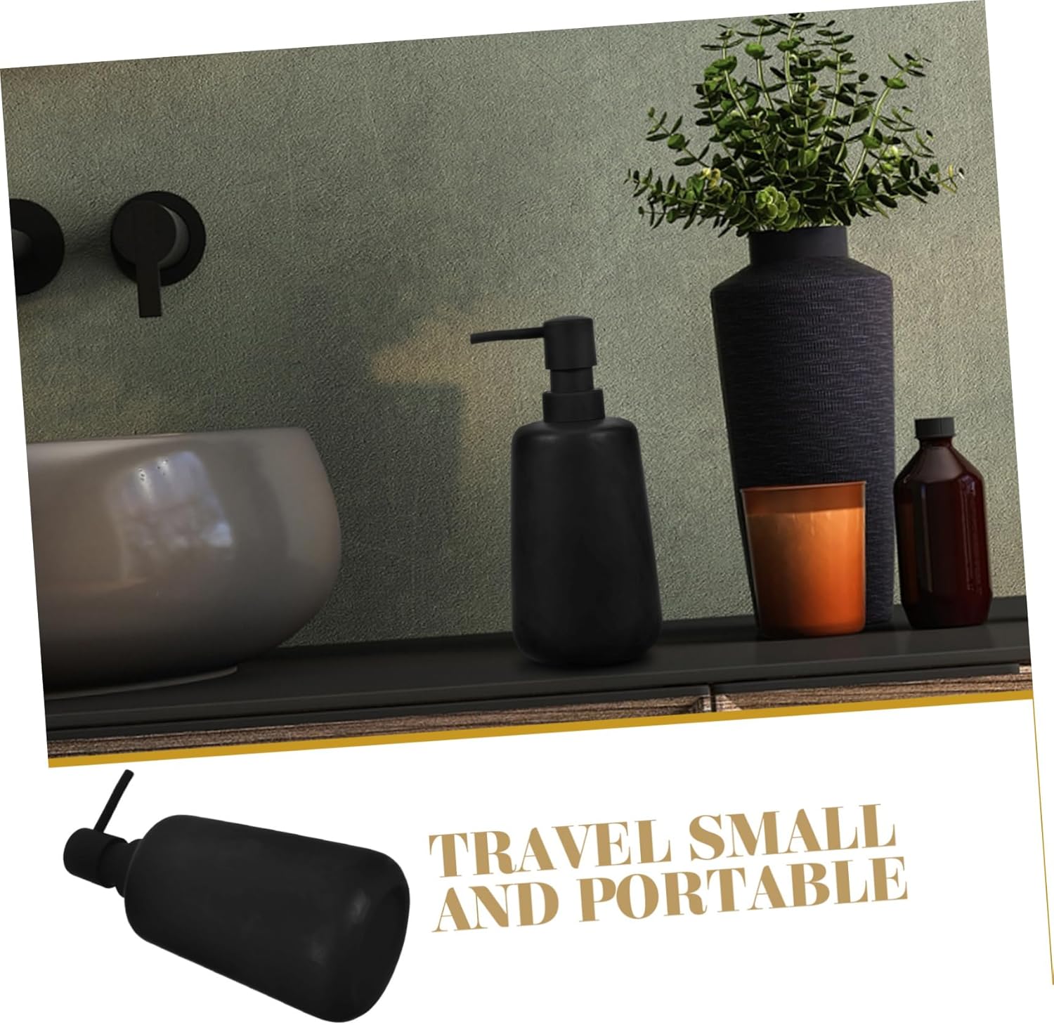 PartyKindom Refillable Pump Soap Dispenser for Shampoo Lotion Dish Soap