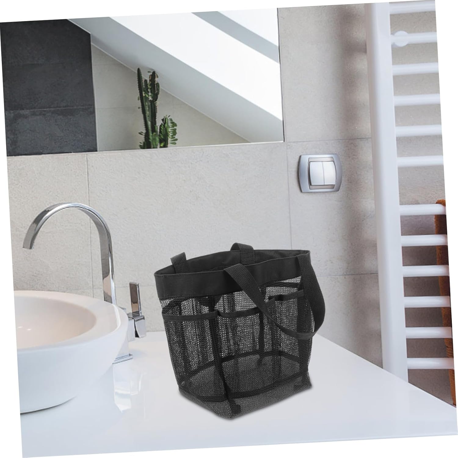 DRESSOOS 2pcs Portable Mesh Beach Bag 1