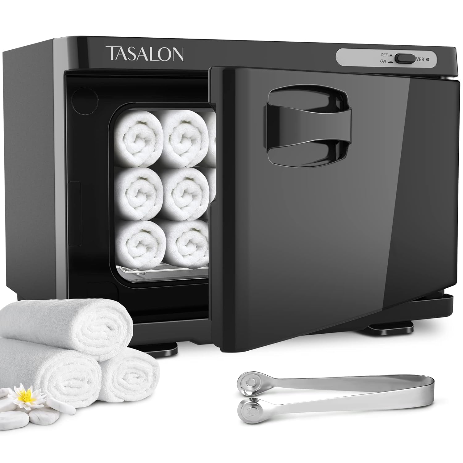 TASALON Hot Towel Warmer Cabinet 8L - Black