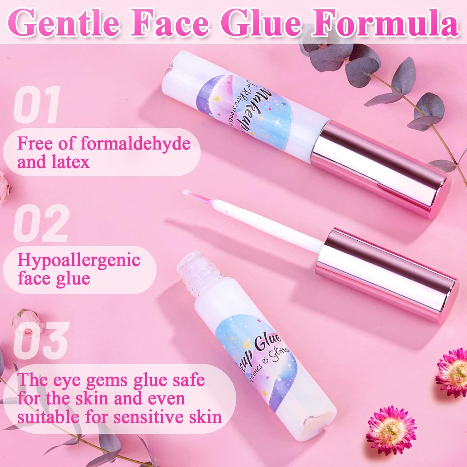Shynek Face Glue for Rhinestones and Glitter