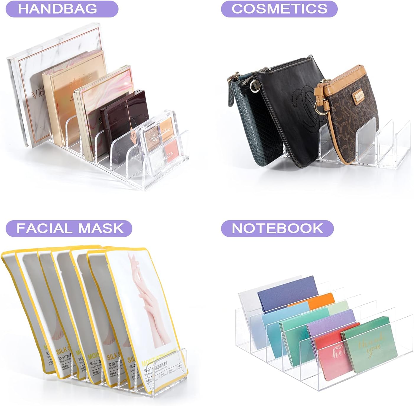 V-HANVER 7 Sections Makeup Palette Organizer 1