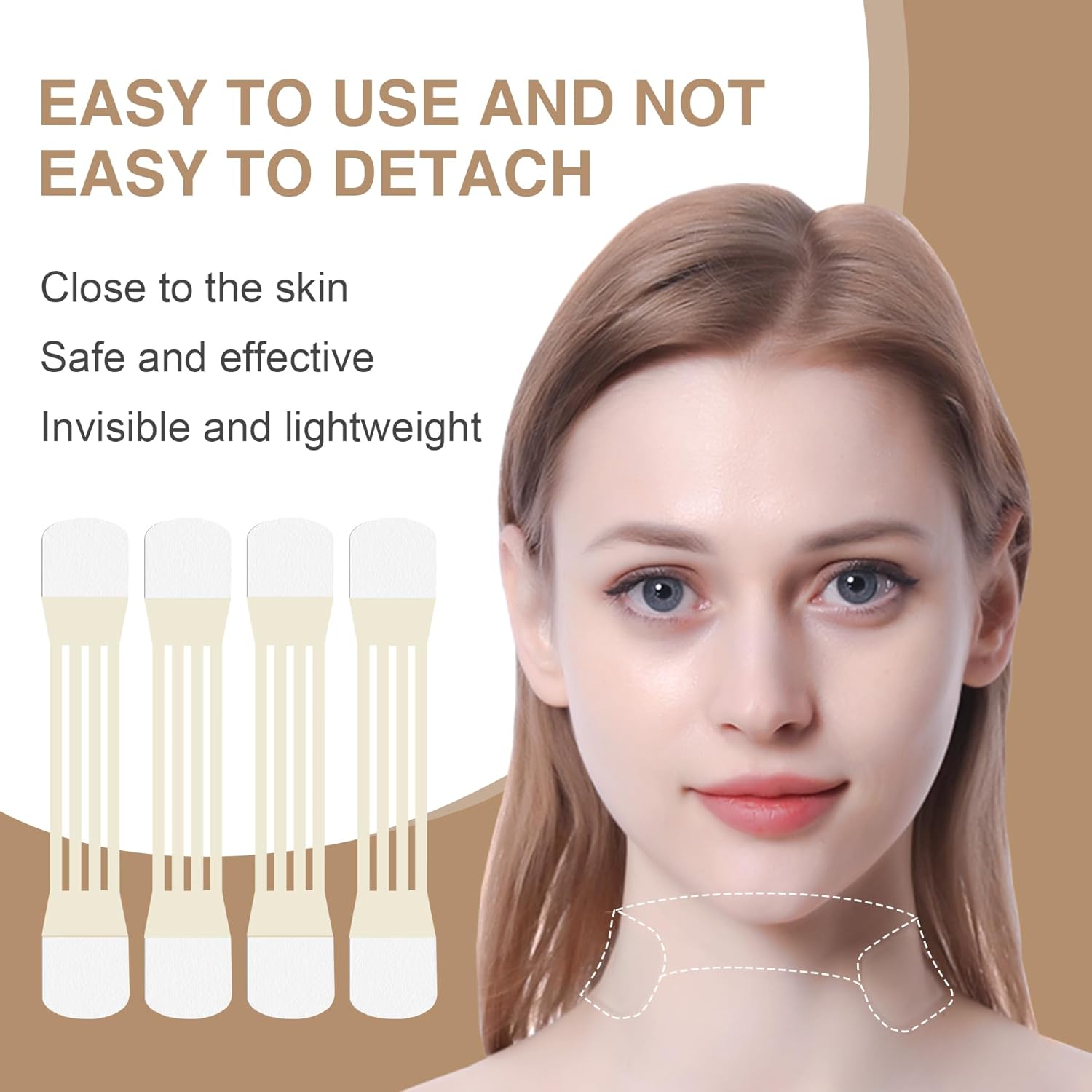 JANMISI Neck Lifting Tape 4pcs 20pcs Set