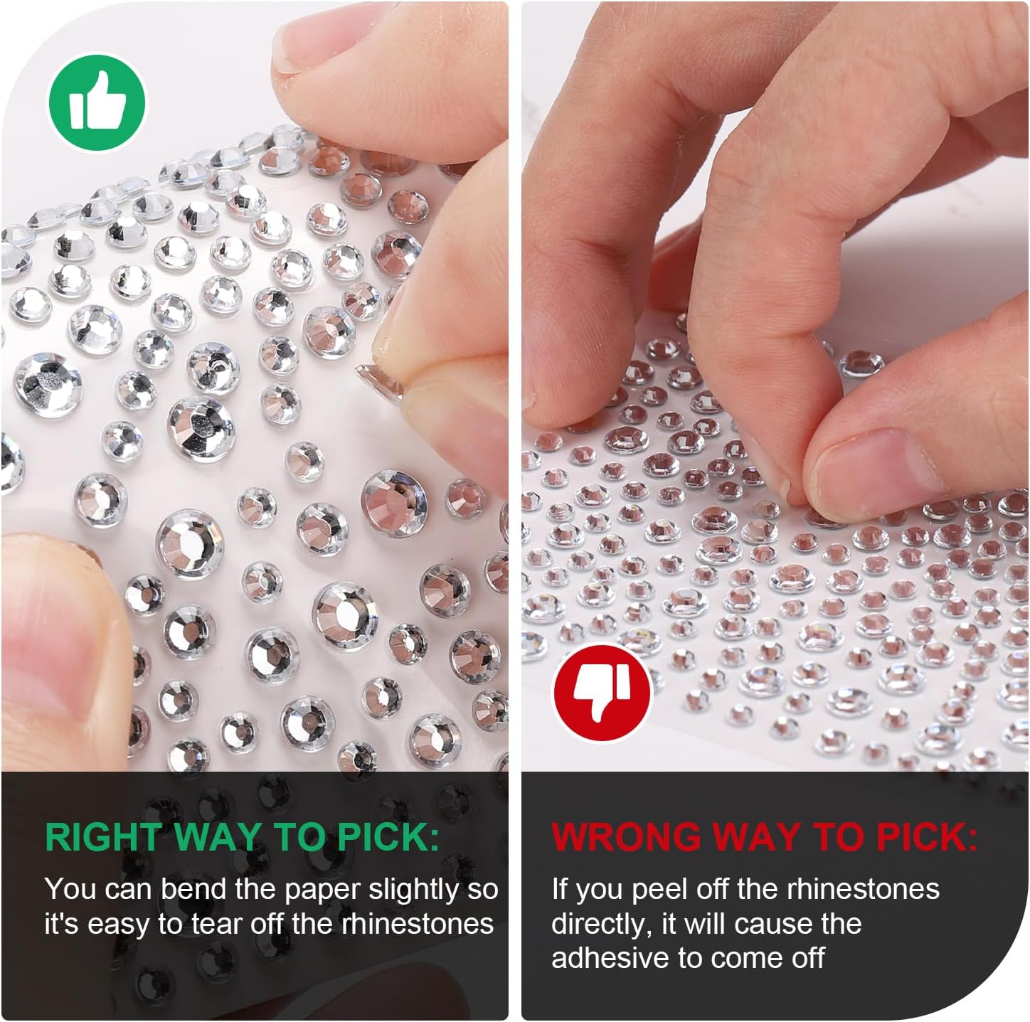 Etercycle Face Gems Self Adhesive for Festivals