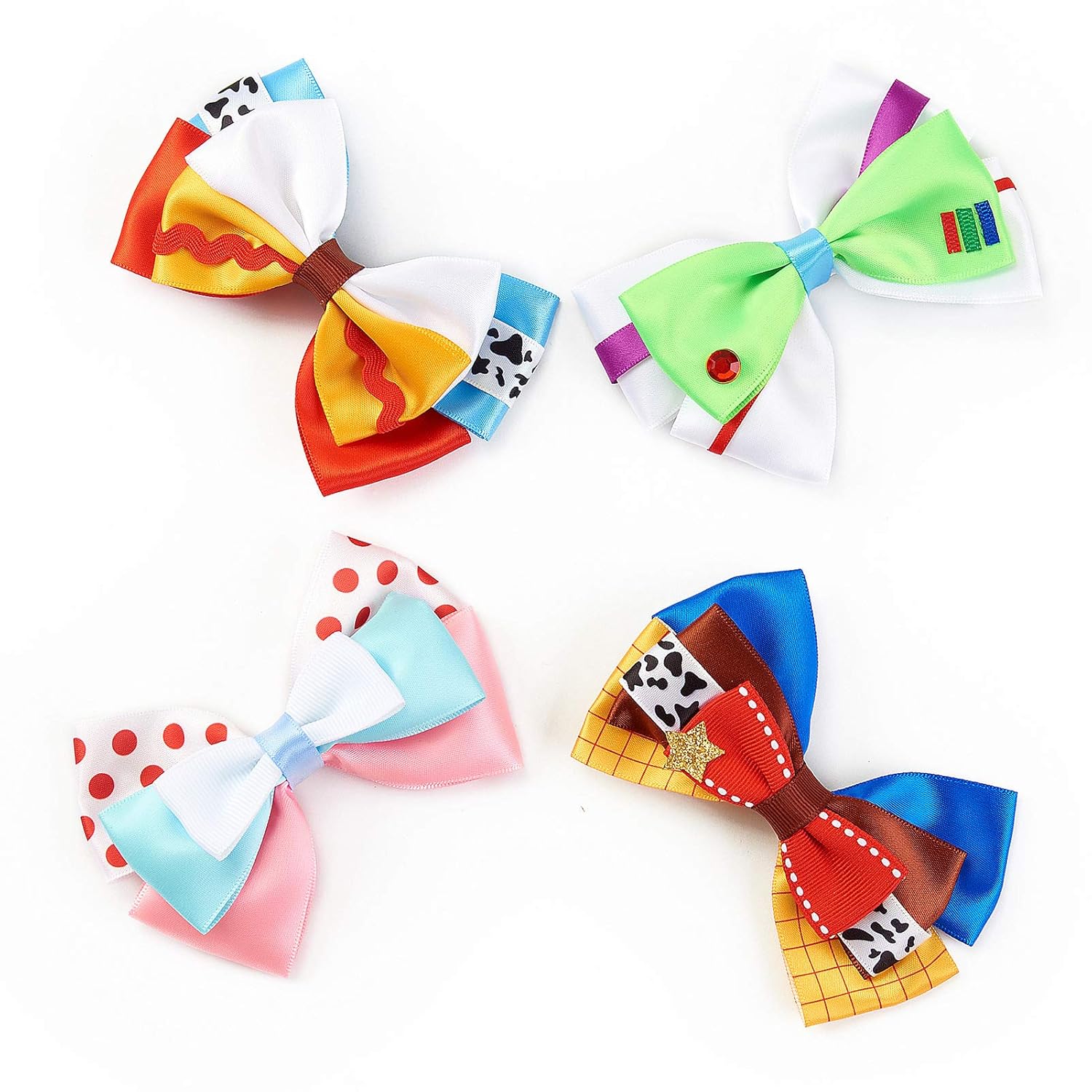JiaDuo 4pcs Cartoon Hair Clips for Girls and Women