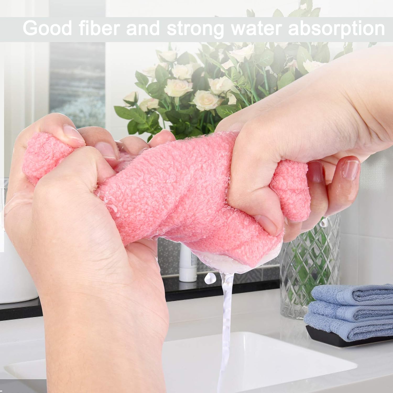 Lamoutor 3Pcs Hair Drying Towel for Kids
