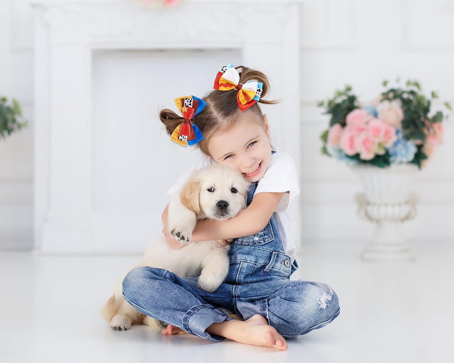 JiaDuo 4pcs Cartoon Hair Clips for Girls and Women