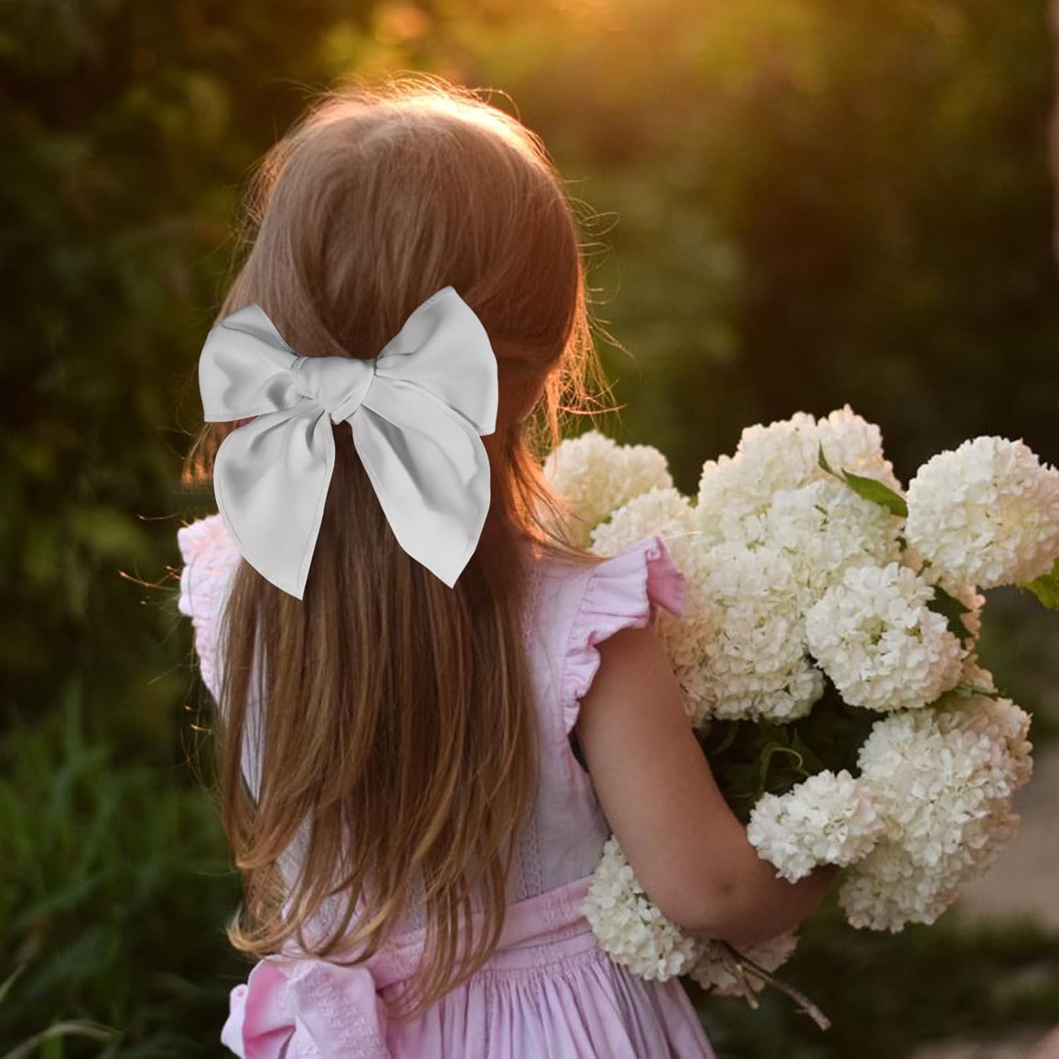 TOKUFAGU Pack of 4 Hair Bows for Girls and Kids
