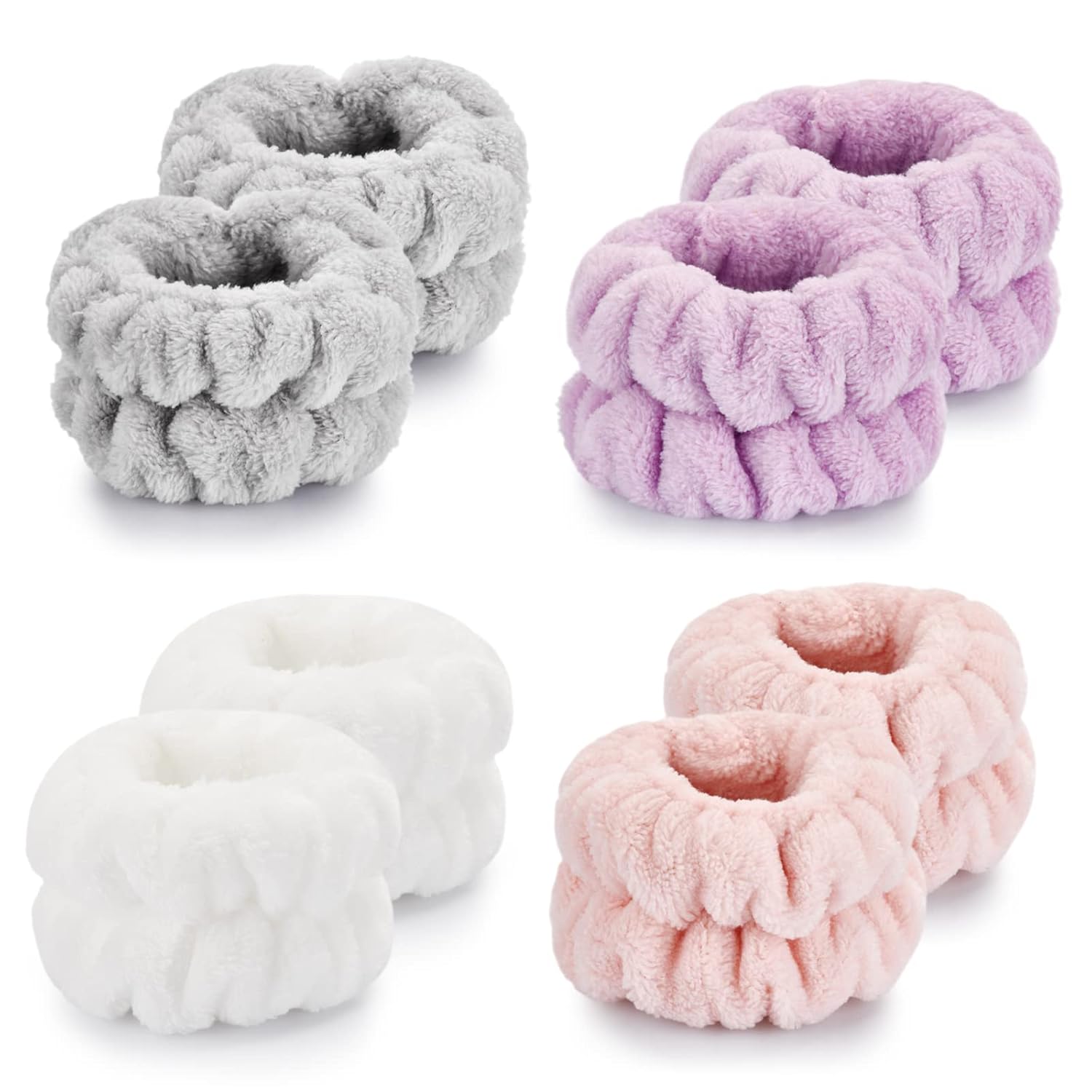 Dorbetar 8 Pcs Wrist Towels for Face Washing 1