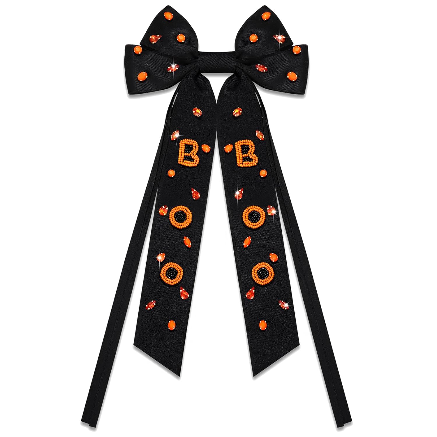 CEALXHENY Halloween Hair Bows with Rhinestone