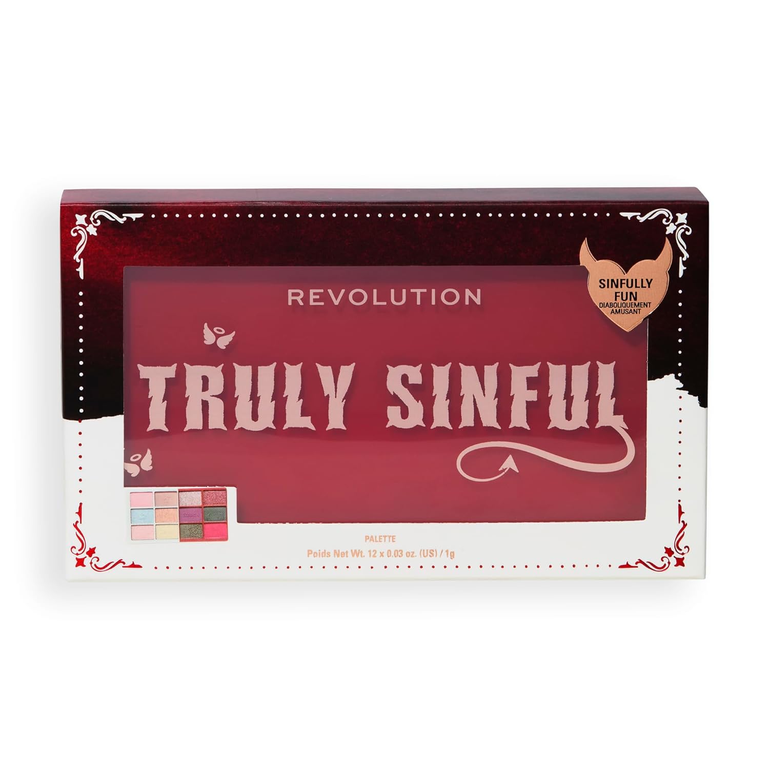 Revolution Beauty Truly Sinful Blood Eyeshadow Palette