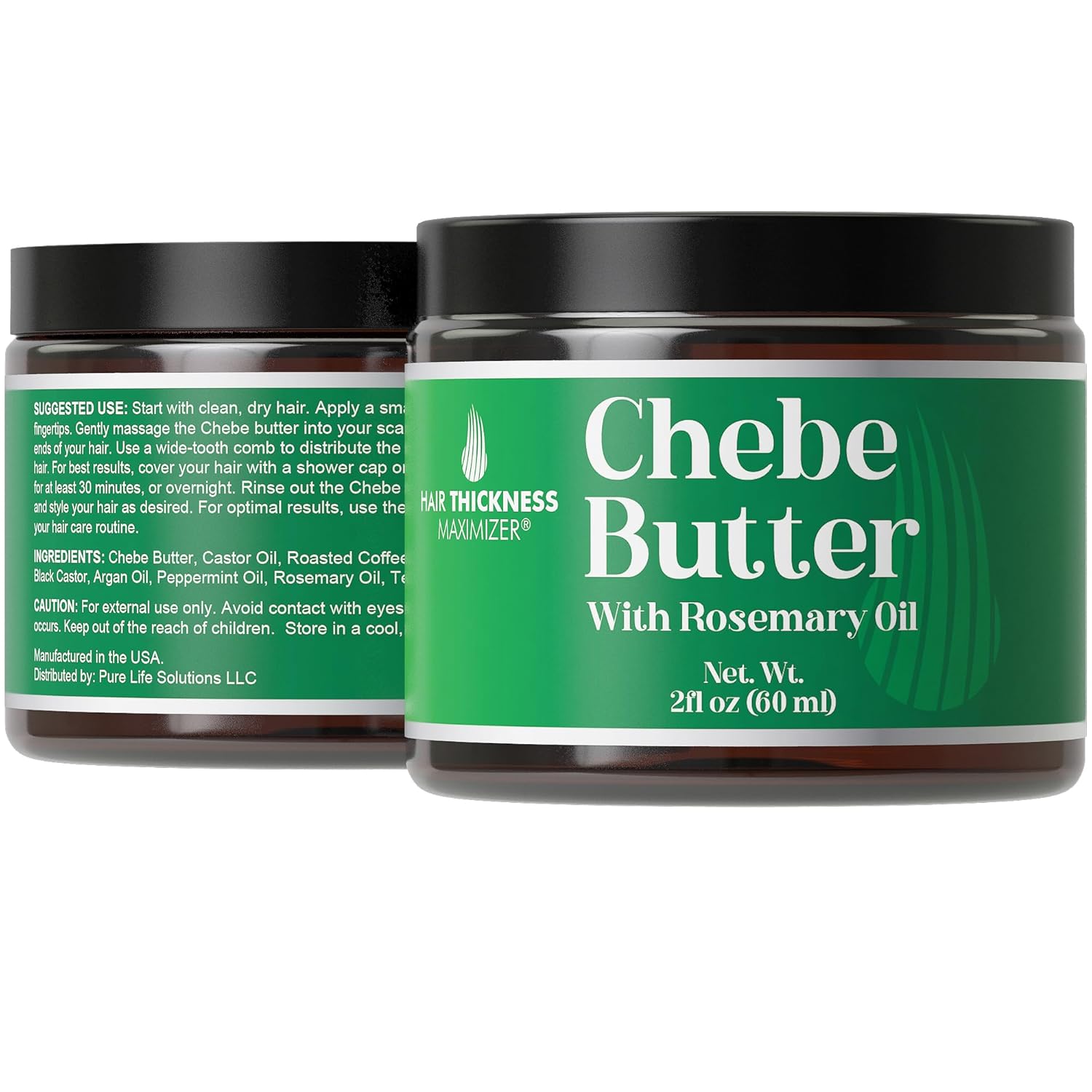 Chebe Rosemary Oil Hair Butter 2oz for Growth and Thickening