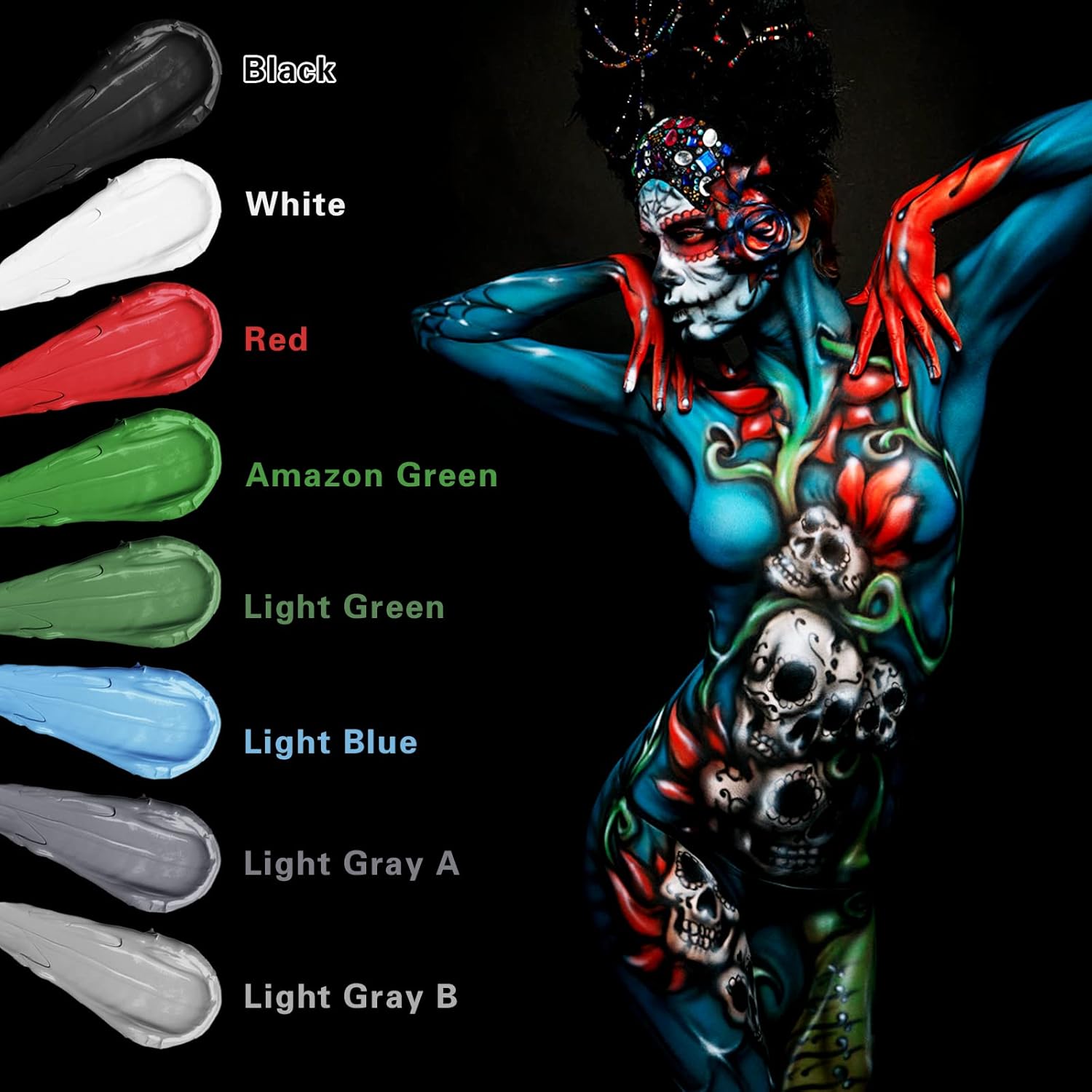Mysense Clown White Face Body Paint - 20g